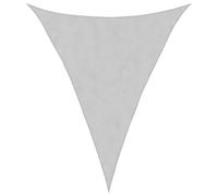 vidaXL Voile d'ombrage Gris Clair 3x4x4 m 100% Polyester Oxford, bâche de Voile d'ombrage, auvent d'ombrage, auvent de fête, Voile d'ombrage de Patio