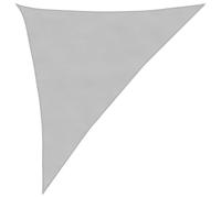Vidaxl Voile D'ombrage Gris Clair 3x4x5 M 100% Polyester Oxford