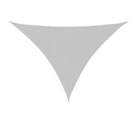 vidaXL Voile d'ombrage Gris Clair 4x4x5,8 m 100% Polyester Oxford, bâche de Voile d'ombrage, auvent d'ombrage, auvent de fête