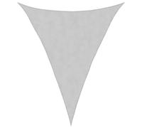 vidaXL Voile d'ombrage Gris Clair 4x5x5 m 100% Polyester Oxford, bâche de Voile d'ombrage, auvent d'ombrage, auvent de fête, Voile d'ombrage de Patio
