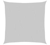 Voile d ombrage gris clair 6x6 m 100% polyester oxford
