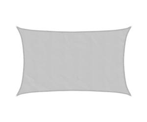 vidaXL Voile d'ombrage Gris Clair 8x5 m 100% Polyester Oxford