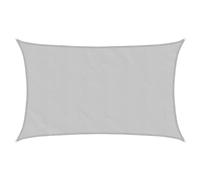 vidaXL Voile d'ombrage 8×5 m Gris clair 100% Polyester Oxford