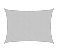 vidaXL Voile d'ombrage rectangulaire Gris clair 8x6 m 100% Polyester Oxford