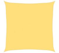 vidaXL Voile d'Ombrage Protection Ecran Solaire Bâche d'Ombrage Anti UV Jardin Terrasse Balcon Extérieur 160 g/m² Beige 4,5x4,5 m PEHD