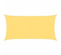 vidaXL Voile d'Ombrage Protection Ecran Solaire Bâche d'Ombrage Anti UV Jardin Terrasse Balcon Extérieur 160 g/m² Beige 2,5x5 m PEHD