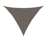 vidaXL Voile d'Ombrage Protection Ecran Solaire Voile de Parasol Anti UV Jardin Patio Terrasse Balcon Extérieur 160 g/m² Anthracite 5x5x6 m PEHD