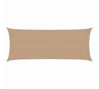 vidaXL Voile d'Ombrage Protection Voile Solaire Voile de Parasol Anti UV Jardin Patio Terrasse Balcon Extérieur 160 g/m² Taupe 2x4,5 m PEHD