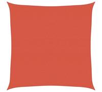 vidaXL Voile d'ombrage solaire anti-UV 160 g/m² PEHD terre cuite 4x4 m