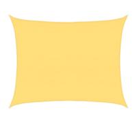 vidaXL Voile d'ombrage 160 g/m² PEHD 6x8 m Beige Anti-UV