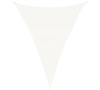 vidaXL Voile d'Ombrage Protection Voile Solaire Voile de Parasol Anti UV Jardin Patio Terrasse Balcon Extérieur 160 g/m² Blanc 3x4x4 m PEHD