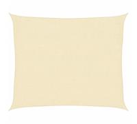 Vidaxl Voile D'ombrage 160 G/M² Crème 2,5x3 M Pehd Blanc