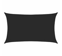 vidaXL Voile d'Ombrage Protection Voile Solaire Voile de Parasol Anti UV Jardin Patio Terrasse Balcon Extérieur 160 g/m² Noir 5x8 m PEHD