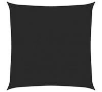 vidaXL Voile d'Ombrage Protection Voile Solaire Voile de Parasol Anti UV Jardin Patio Terrasse Balcon Extérieur 160 g/m² Noir 3x3 m PEHD