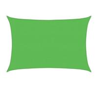 Voile d'ombrage - vidaXL - 3x5 m - Vert clair - PEHD - Protection UV 90%