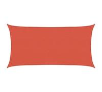 vidaXL Voile d'ombrage 160 g-m² Terre cuite 2x3,5 m PEHD Orange G