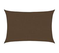 Voile d'ombrage 160 g-m² Marron 2,5x3,5 m PEHD