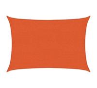 Zonnezeil 160 g/m² 2x3 m HDPE oranje311667