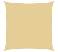 Vidaxl Voile D'ombrage Sable 3,6x3,6 M 100 % Polyester Oxford