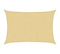 Vidaxl Voile D'ombrage Sable 4x3 M 100 % Polyester Oxford