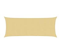 vidaXL Voile d'ombrage Sable 5x2 m 100% Polyester Oxford, bâche de Voile d'ombrage, auvent d'ombrage, auvent de fête, Voile d'ombrage de Patio