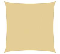 Vidaxl Voile D'ombrage Sable 5x5 M 100 % Polyester Oxford