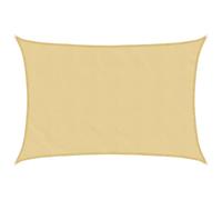vidaXL Voile de parasol en tissu Oxford rectangulaire 2,5 x 3 m crème - ombrage