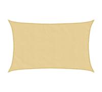 Voile d ombrage sable 8x5 m 100 % polyester oxford