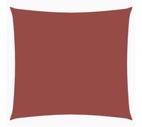 Parasol en tissu Oxford carré 3,6x3,6 m Ocre marron