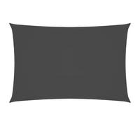 Parasol en tissu Oxford rectangulaire 2x4 m Anthracite