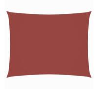 vidaXL Parasol en tissu Oxford rectangulaire 2 x 4 m Ocre marron Marron G