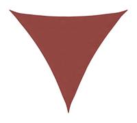 vidaXL Voile d'Ombrage Tissu Oxford Triangulaire5x5x5 m Ocre Marron Parasol