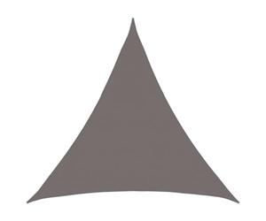 vidaXL Voile d'ombre 2 x 2 x 2 m HDPE Triangulaire Gris Clair