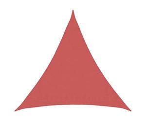 vidaXL Voile d'ombre 2 x 2 x 2 m HDPE Triangulaire Terre Cuite