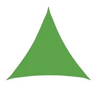 vidaXL Voile d'ombrage Vert Clair 2 x 2 x 2 m HDPE, Jardin et Terrasse, Voile d'ombrage Triangulaire Stylish, Voile d'ombrage Moderne Protection UV, Parasol pour Ombre