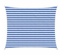 vidaXL Voile d'ombre 2 x 3 m HDPE Rectangulaire Bleu et Blanc