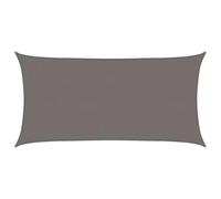 vidaXL Voile d'ombre Gris Clair 2 x 6 m HDPE, Voile d'ombrage Moderne, Protection pour balcons, terrasse, Pare-Soleil, résistant au Vent, Couvre UV