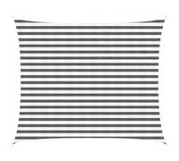 vidaXL Voile d'ombrage 3,5 x 5 m HDPE Gris clair/blanc – Moderne, Protection UV, résistant au vent