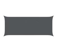 vidaXL Voile d'ombre Anthracite 6 x 2,5 m 100% Polyester Oxford, Tonnelle extérieure, résistante aux UV, en Polyester, Moderne pour terrasse, Couvre Piscine imperméable