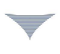 vidaXL Voile d'ombre Bleu et Blanc 3,5 x 3,5 x 4,9 m, Bâche Triangulaire Moderne, résistant au UV, Parasol Portable pour Jardin, Protection Contre Le Soleil, idée Pratique