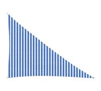 Vidaxl Voile D'ombre Bleu Et Blanc 3 X 4 X 5 M Hdpe