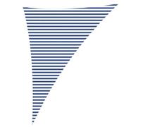 vidaXL Voile d'ombre Bleu et Blanc 4 x 5 x 6,4 m, Solution extérieure, Voile d'ombrage Triangulaire UV résistant, auvent Moderne pour Jardin, Balcon, Aire de Jeux