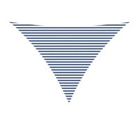 vidaXL Voile d'ombre Bleu et Blanc 5 x 5 x 6 m 100% Polyester Oxford, Bâche Triangulaire Moderne, résistant au UV, Parasol Portable pour Jardin, Protection Contre Le Soleil, idée Pratique