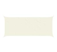 vidaXL Voile d'ombre Crème 6 x 2,5 m 100% Polyester Oxford, Tonnelle extérieure, résistante aux UV, en Polyester, Moderne pour terrasse, Couvre Piscine imperméable