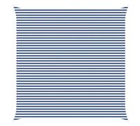Vidaxl Voile D'ombre Extérieure Bleu Et Blanc 6 X 6 M