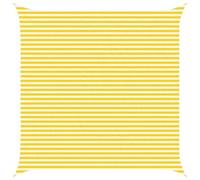 Vidaxl Voile D'ombre Extérieure Jaune Et Blanc 5 X 5 M