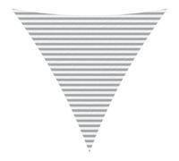 vidaXL Voile d'ombre Gris Clair et Blanc 4 x 4 x 4 m, Bâche Triangulaire Moderne, résistant au UV, Parasol Portable pour Jardin, Protection Contre Le Soleil, idée Pratique