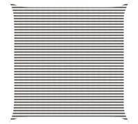 vidaXL Voile d'ombre Gris Clair et Blanc 5 x 5 m HDPE, Voile d'ombrage Moderne pour Jardin et terrasse, Pare-Soleil Respirant, Protection UV, Couverture perméable