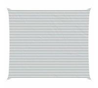 vidaXL Voile d'ombre Gris Clair et Blanc 7 x 6 m, Tonnelle extérieure, résistante aux UV, en Polyester, Moderne pour terrasse, Couvre Piscine imperméable