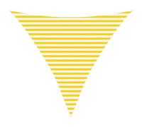 vidaXL Voile d'ombre Jaune et Blanc 3,6 x 3,6 x 3,6 m, Bâche Triangulaire Moderne, résistant au UV, Parasol Portable pour Jardin, Protection Contre Le Soleil, idée Pratique